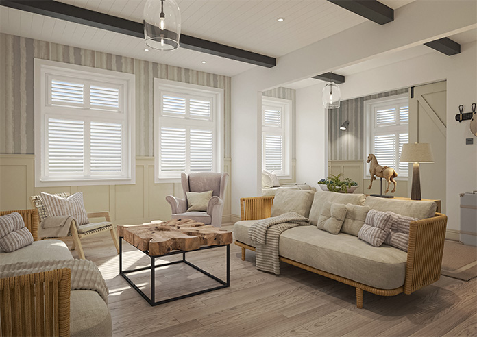 Sierra, Breeze White - Perfect Fit Shutter Blind - Image 15